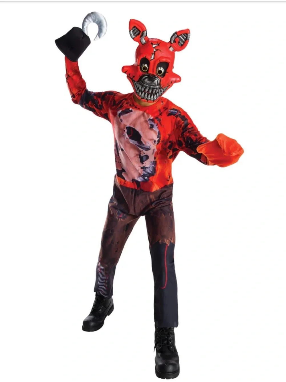 Large 10/12 kids Five nights at Freddy’s Nightmare foxy costume